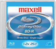 Maxell Blu ray disc